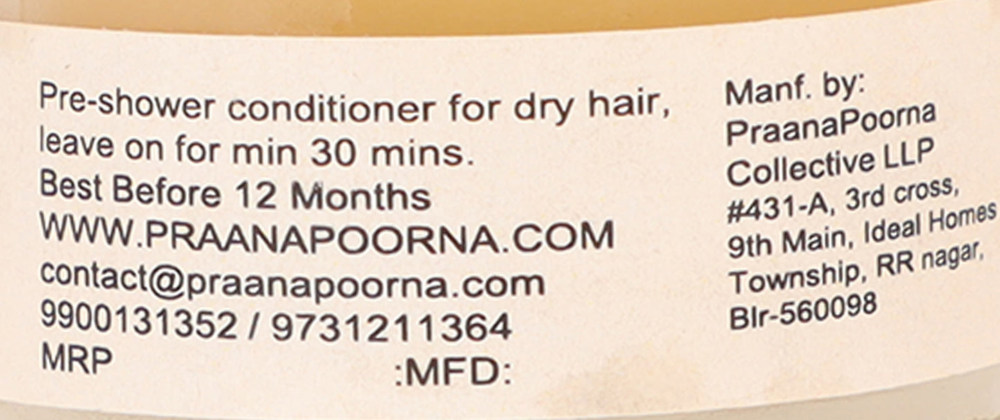 PraanaPoorna Hair Mask - Castor oil 25g