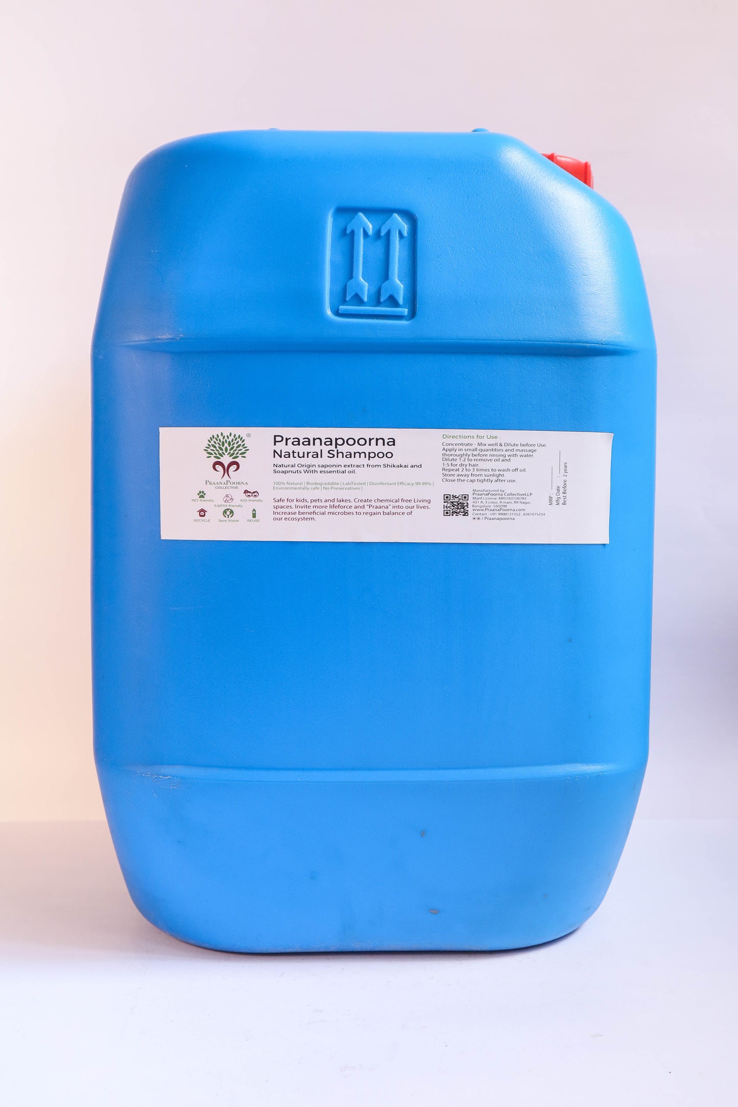 PraanaPoorna Natural Shampoo 5L