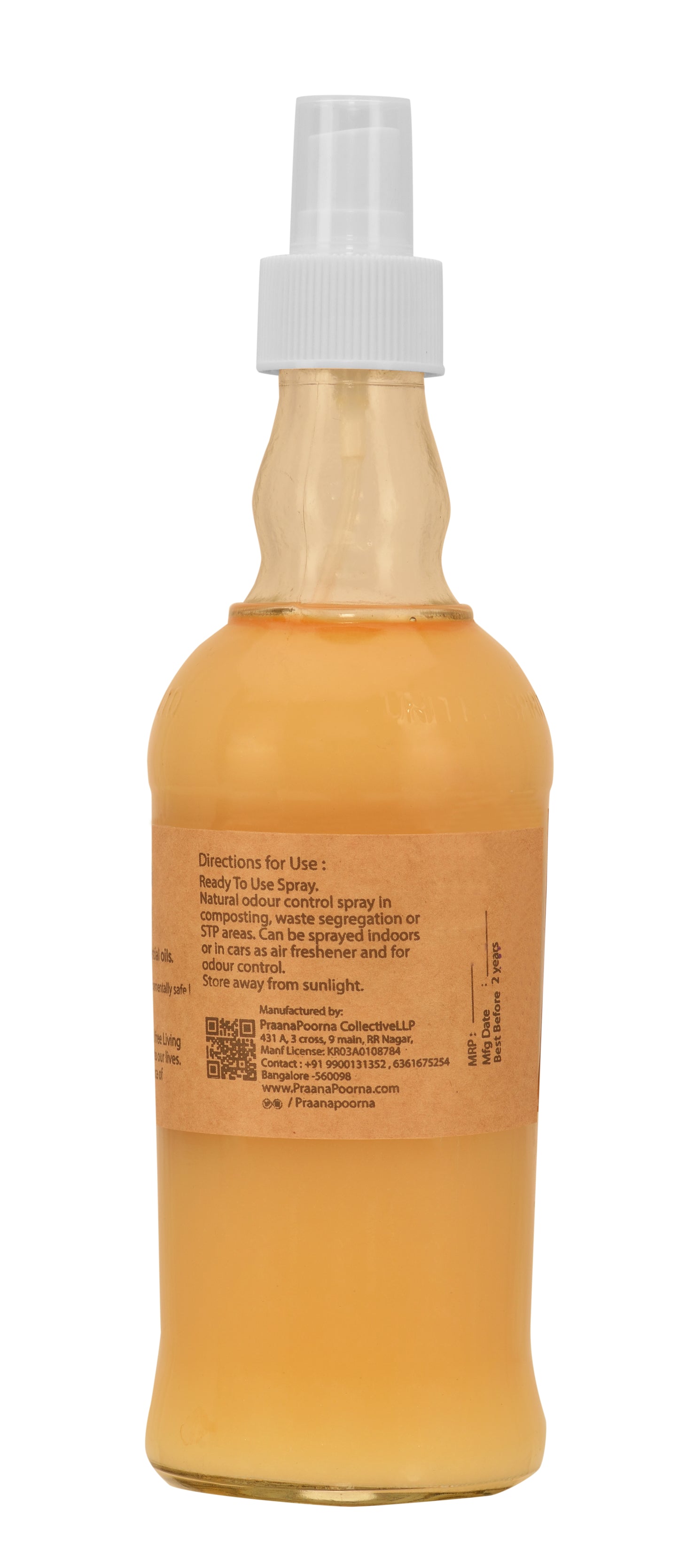 PraanaPoorna Odour Control Spray 350ml