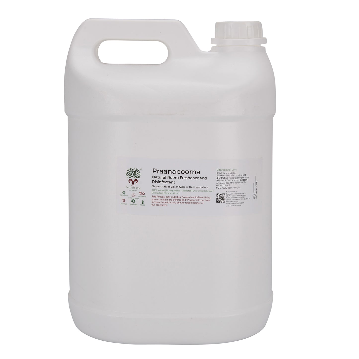 PraanaPoorna Room Freshener 5L