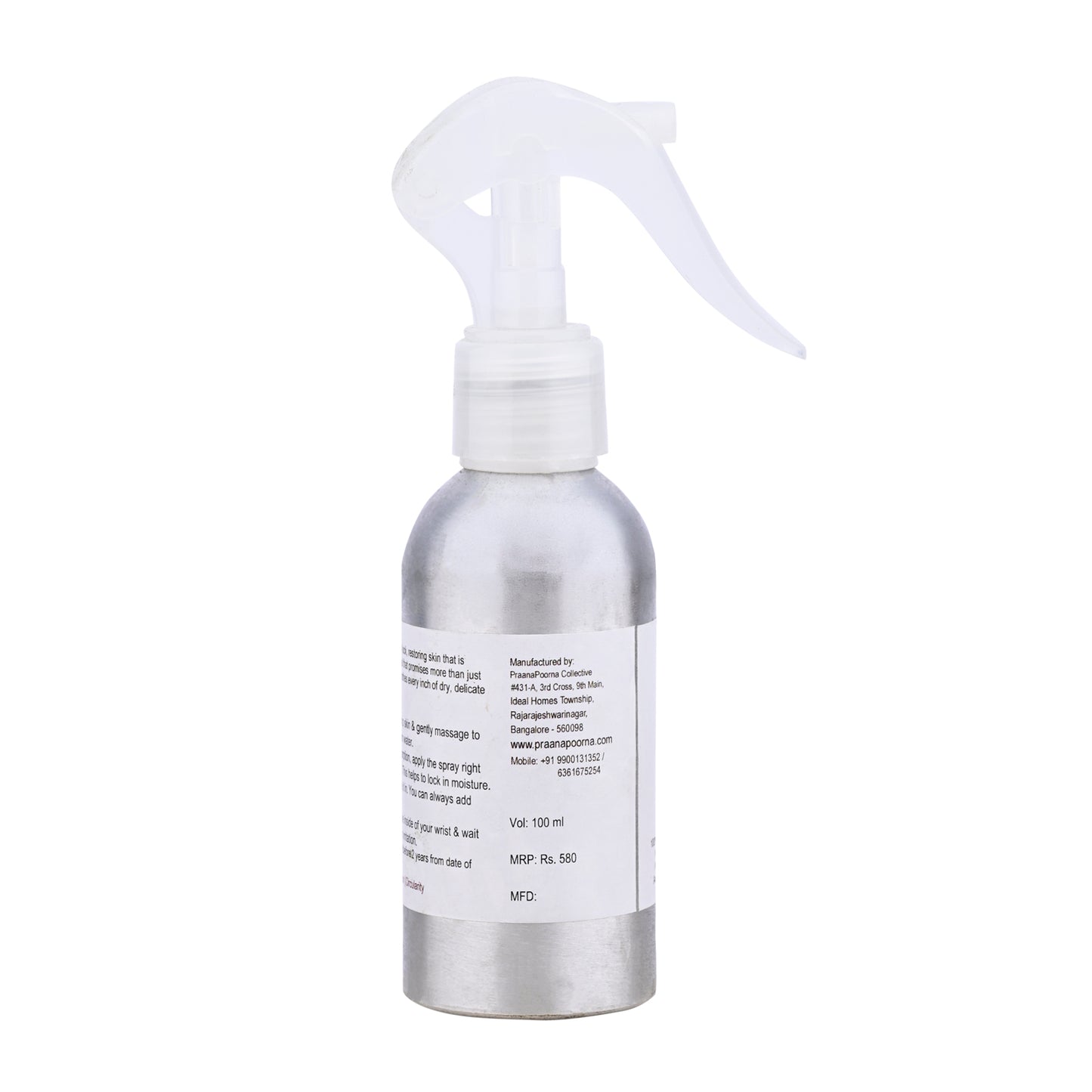 PraanaPoorna Natural Sambrani In- Shower Spray 100ml