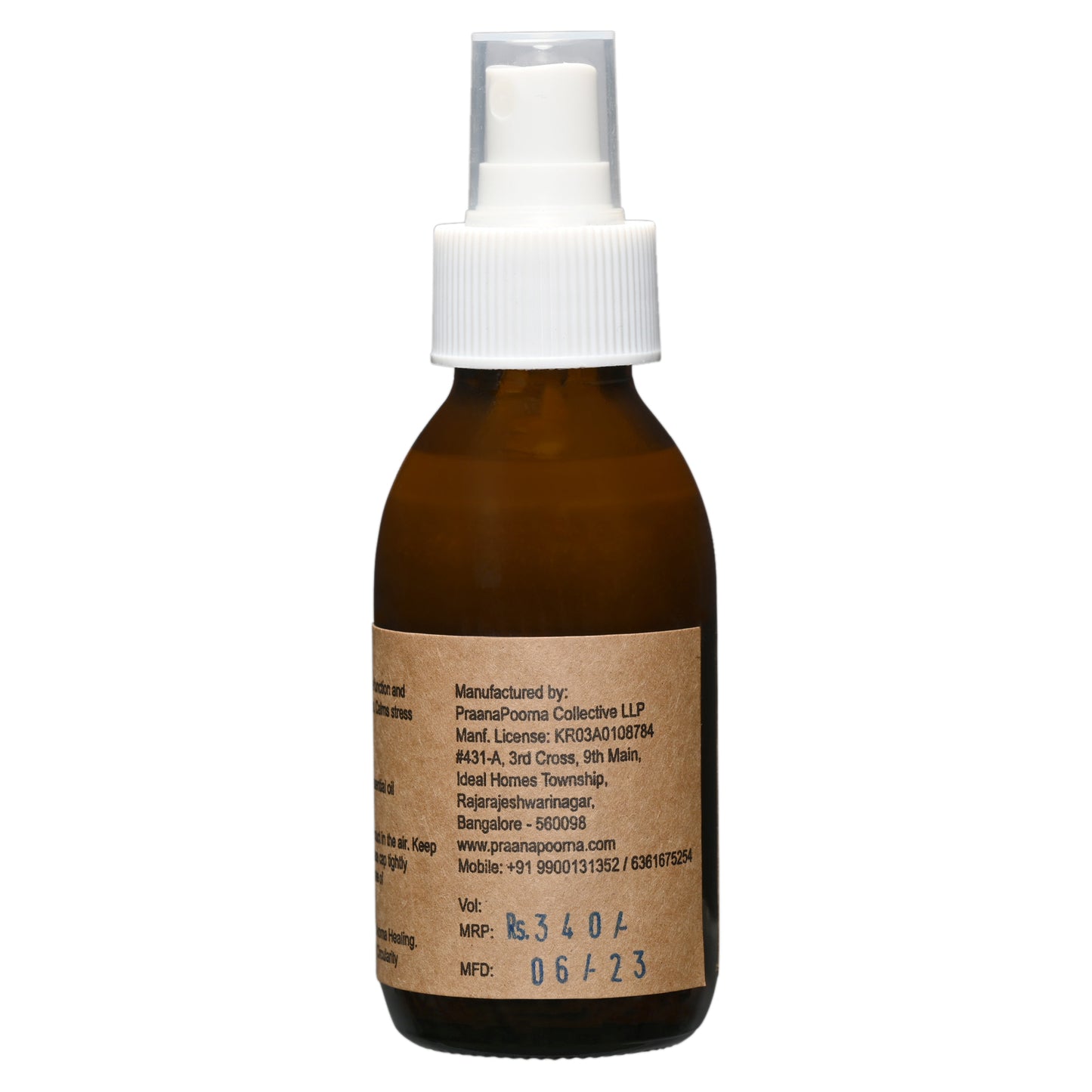 PraanaPoorna Geranium Spray 100ml