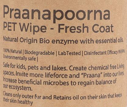 PraanaPoorna  PET Wipe-Freshcoat 350ml