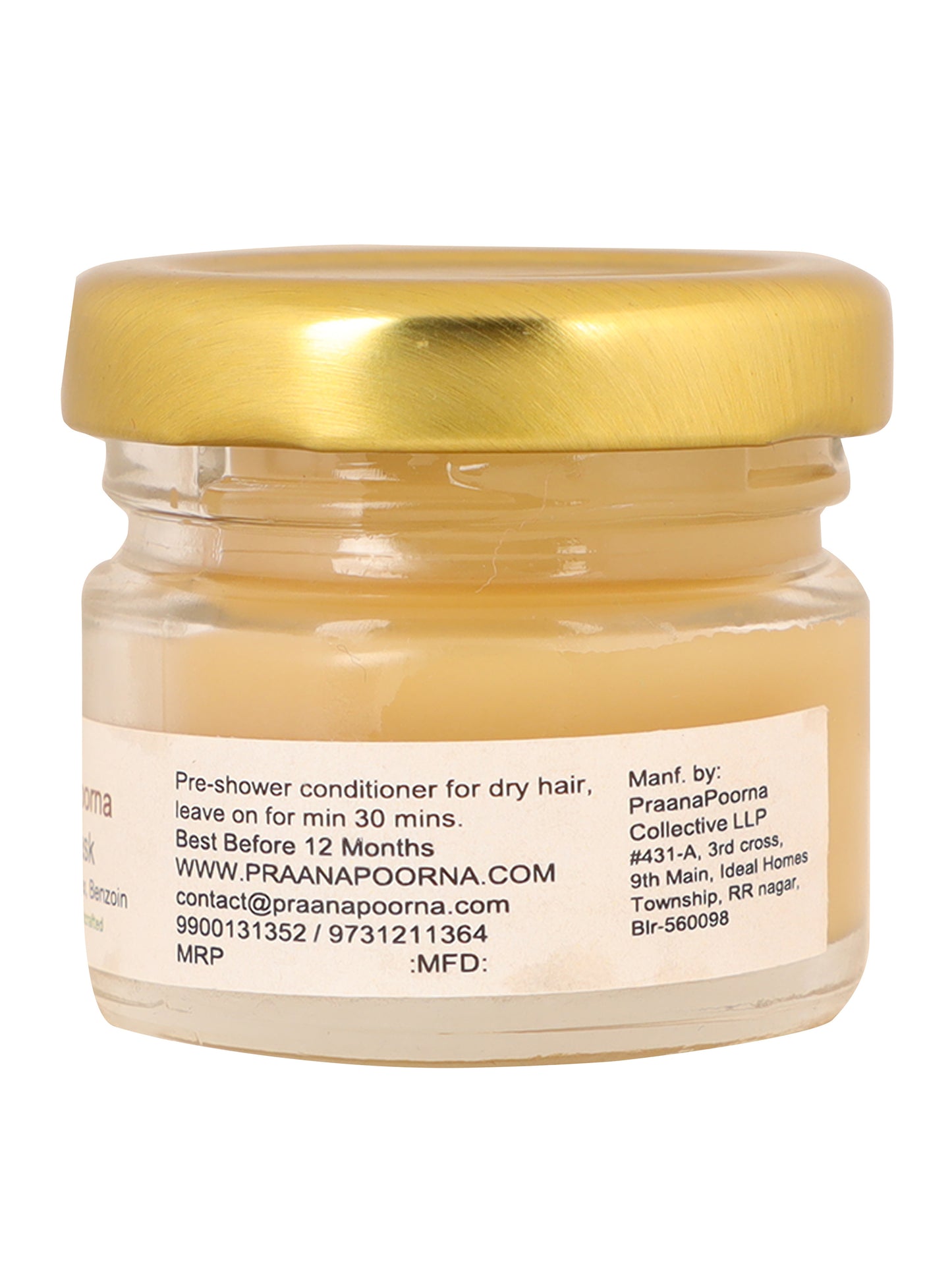 PraanaPoorna Hair Mask - Castor oil 25g