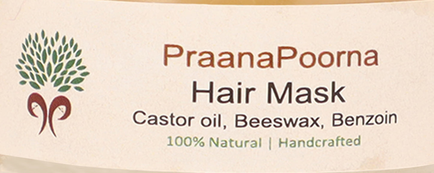 PraanaPoorna Hair Mask - Castor oil 25g