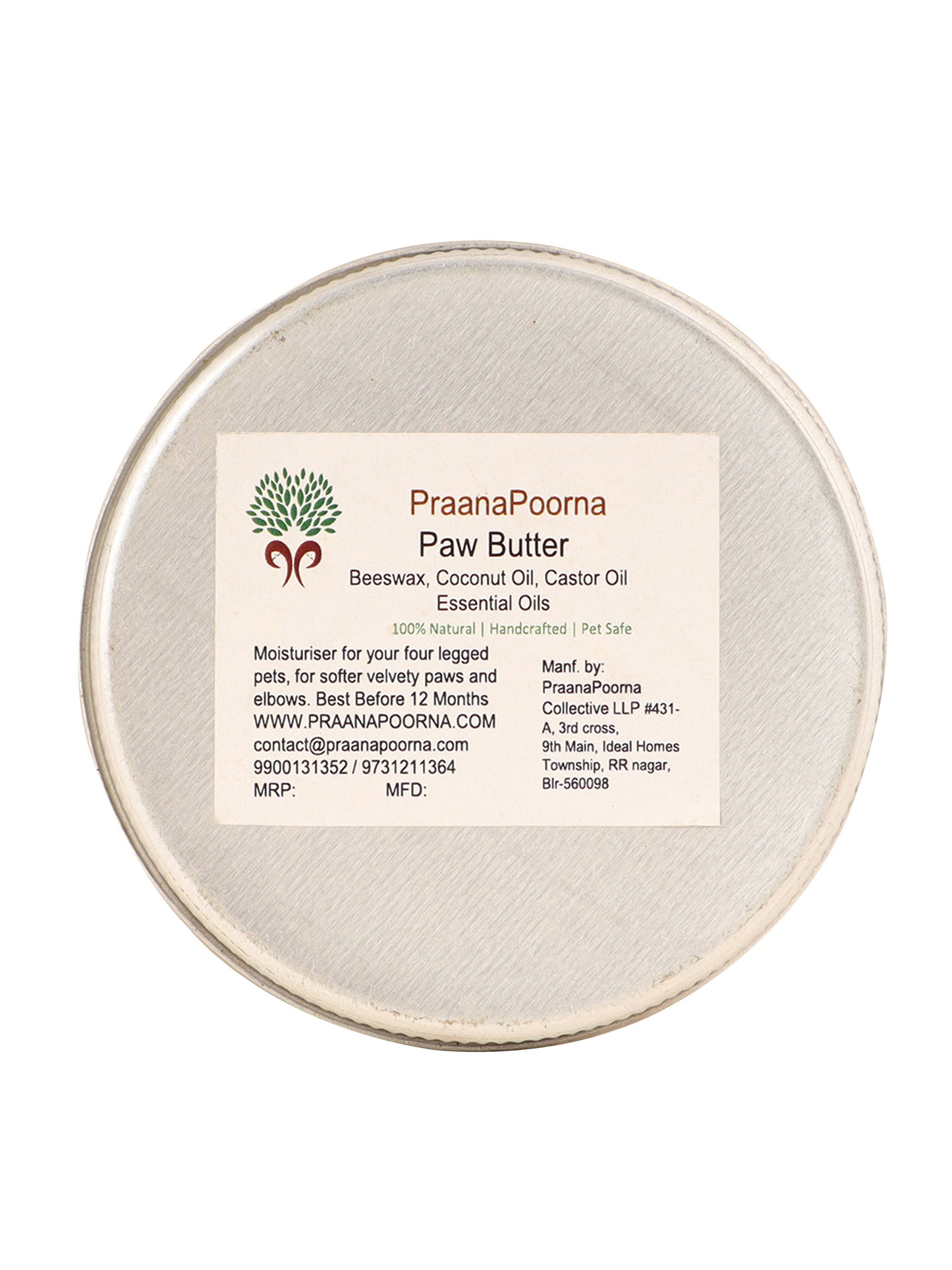 PraanaPoorna Paw Butter 40g