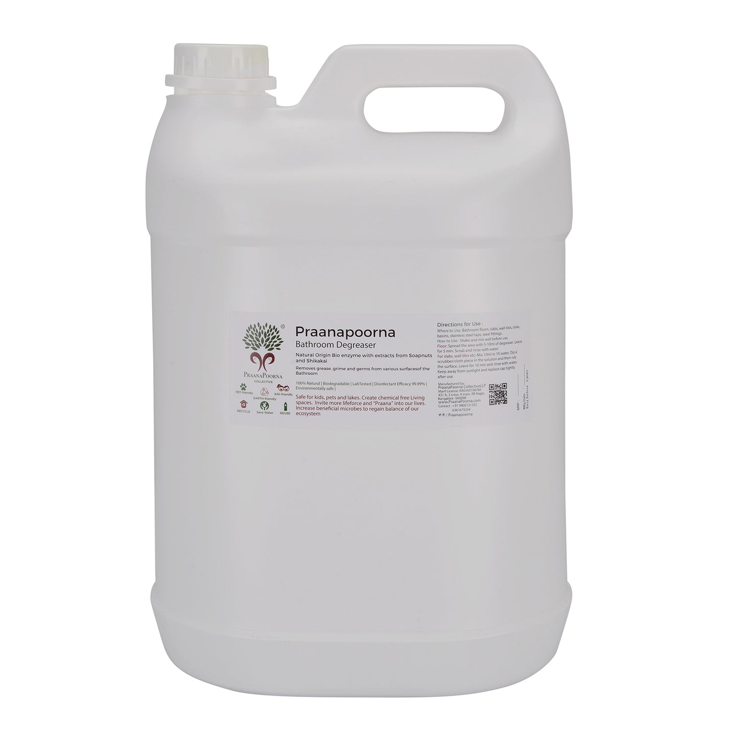 Praanapoorna Bathroom Degreaser 5L