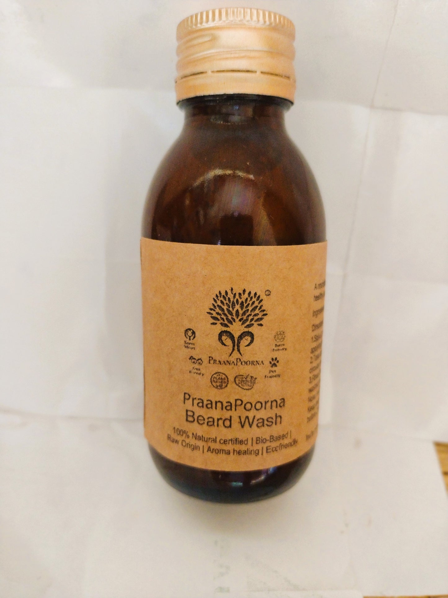 PraanaPoorna Beard Wash 100ml