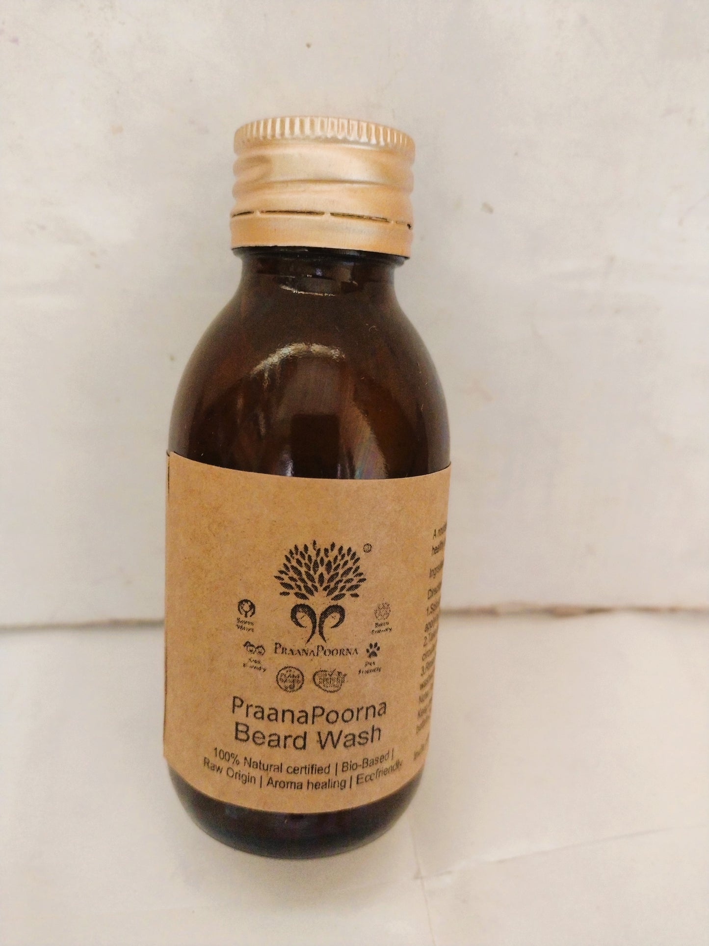 PraanaPoorna Beard Wash 100ml