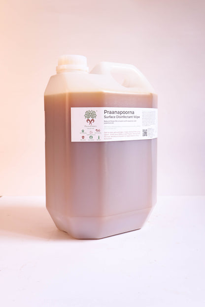 PraanaPoorna Surface Disinfectant Wipe 5L