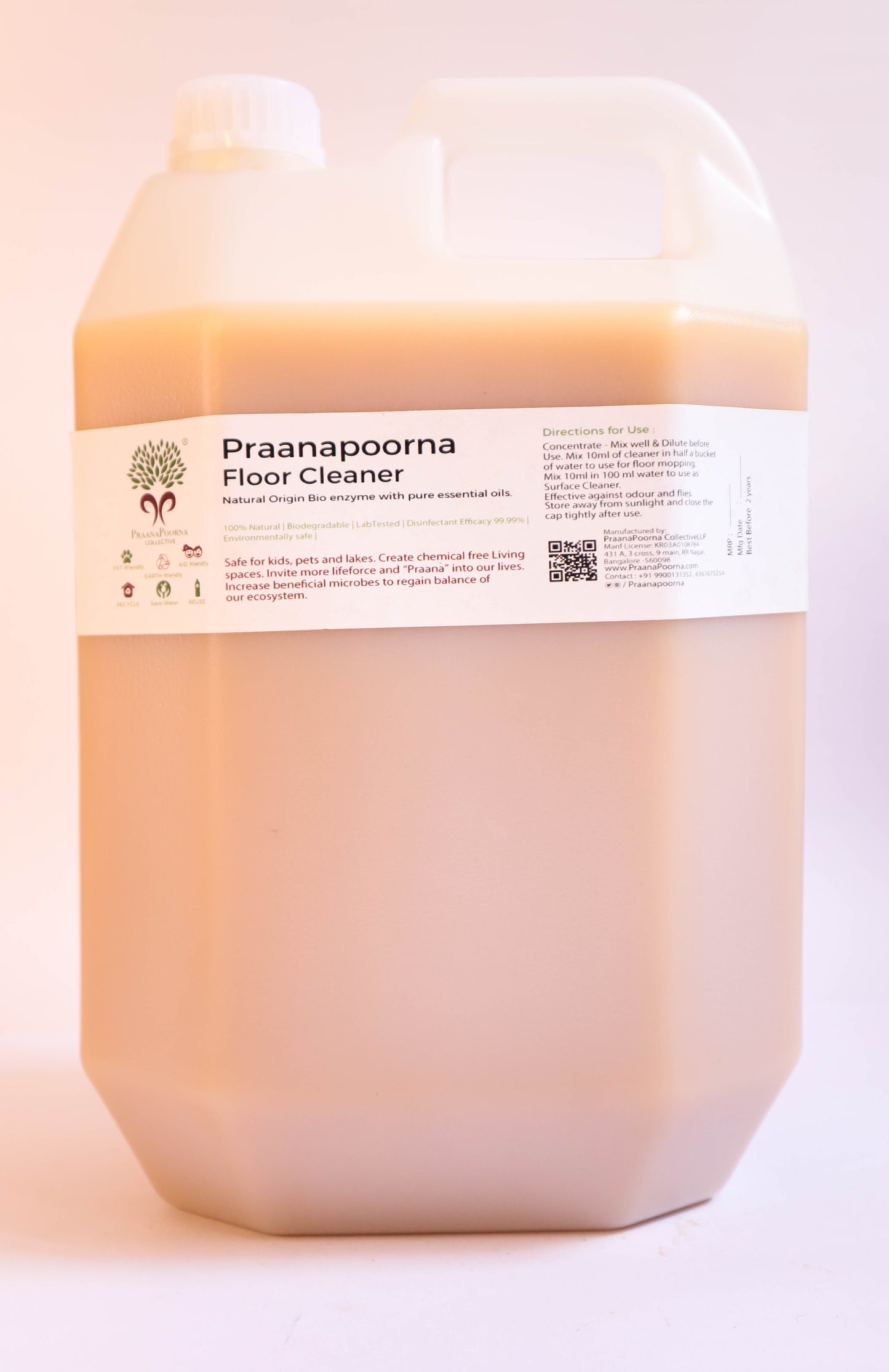 PraanaPoorna Floor Cleaner 5L