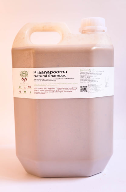 PraanaPoorna Natural Shampoo 5L