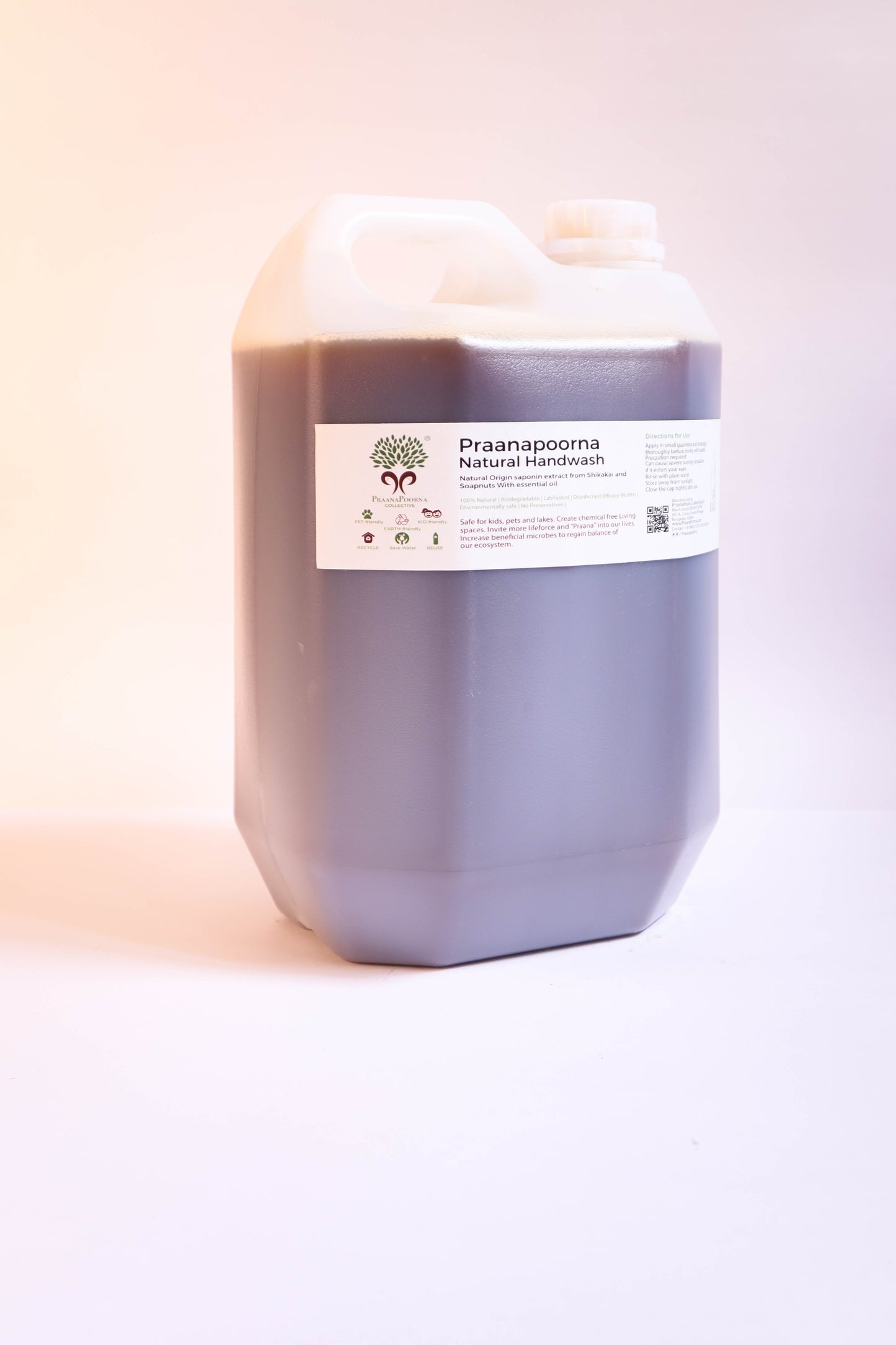 PraanaPoorna Natural Handwash 5L