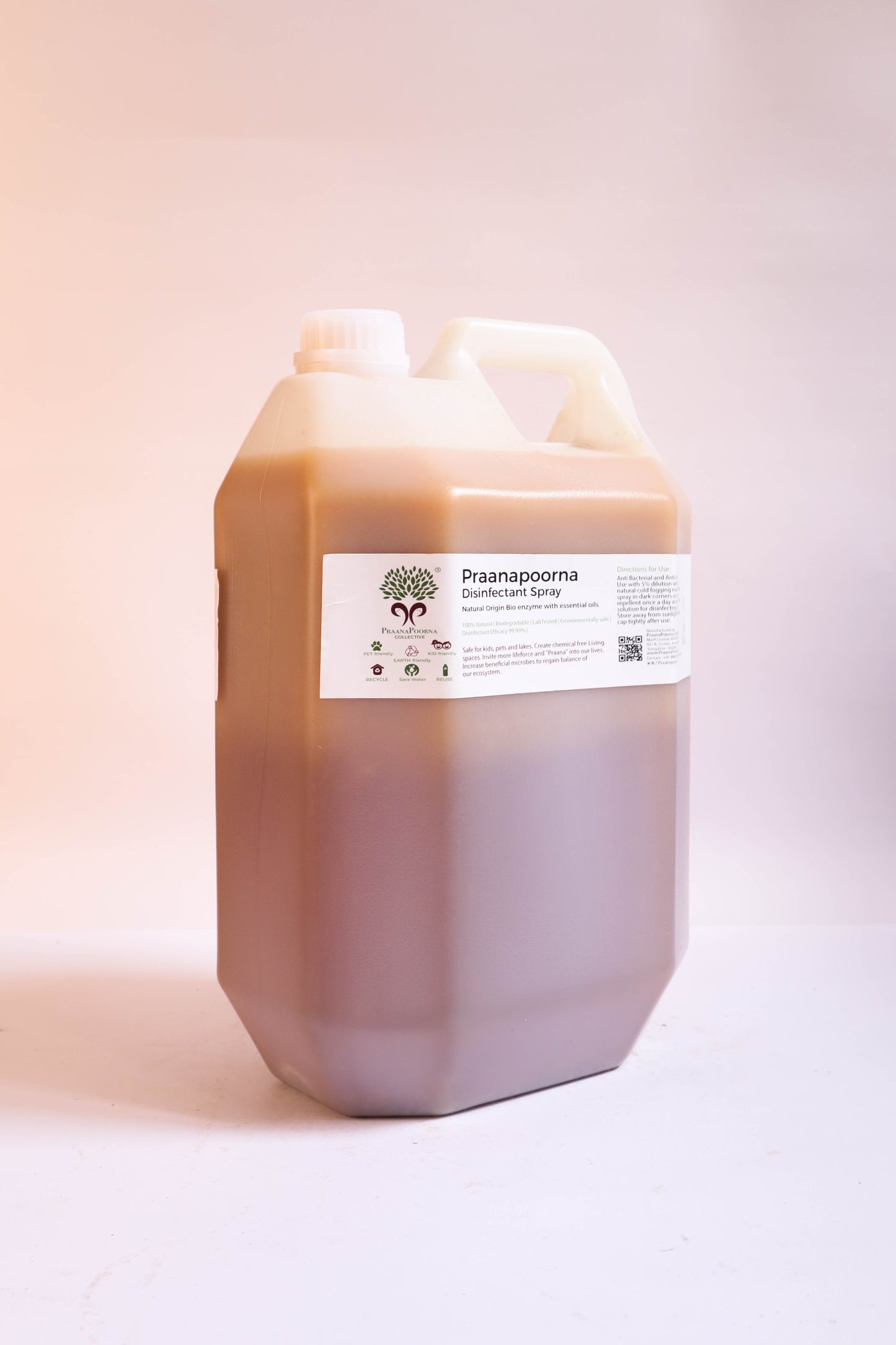 PraanaPoorna  Disinfectant Ready Spray 5L