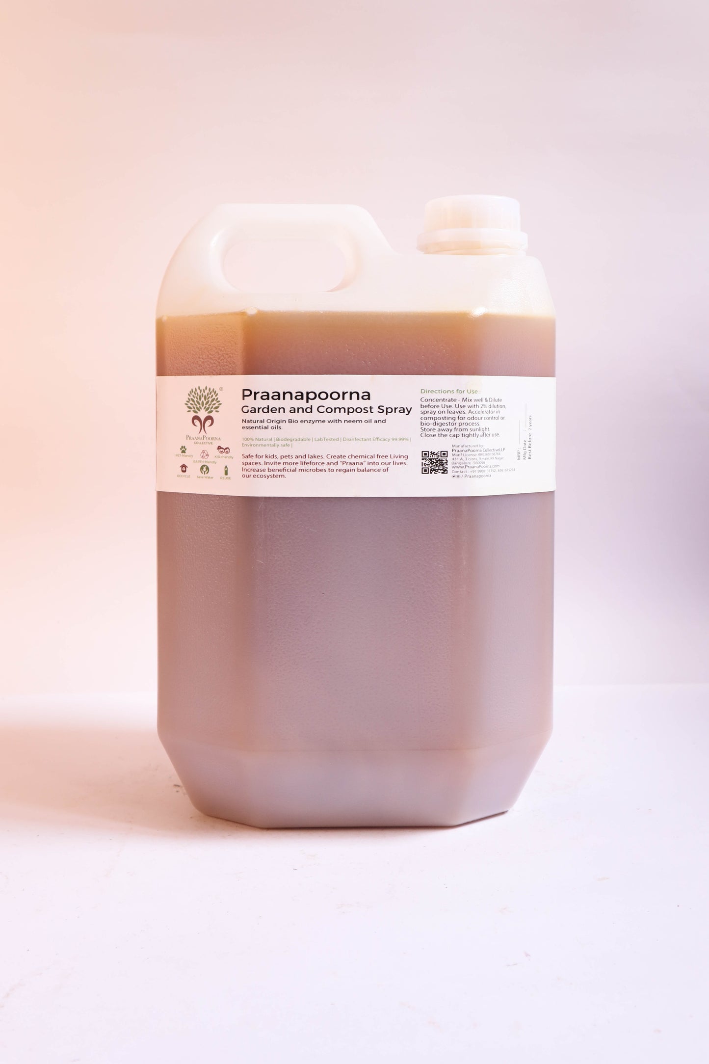 PraanaPoorna Garden  Spray 5L