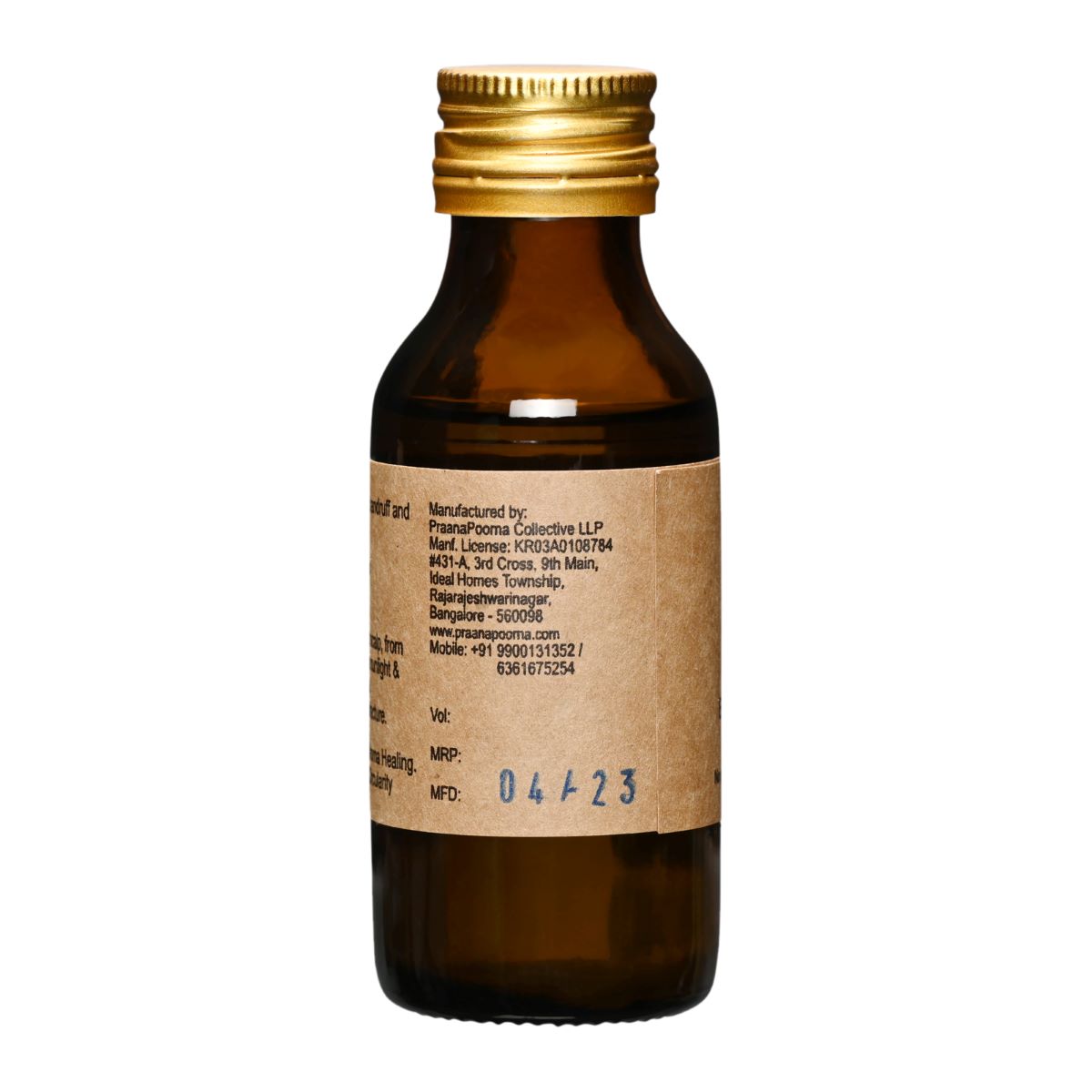 Praanapoorna Brahmi Infused
 Hair Oil 375ml