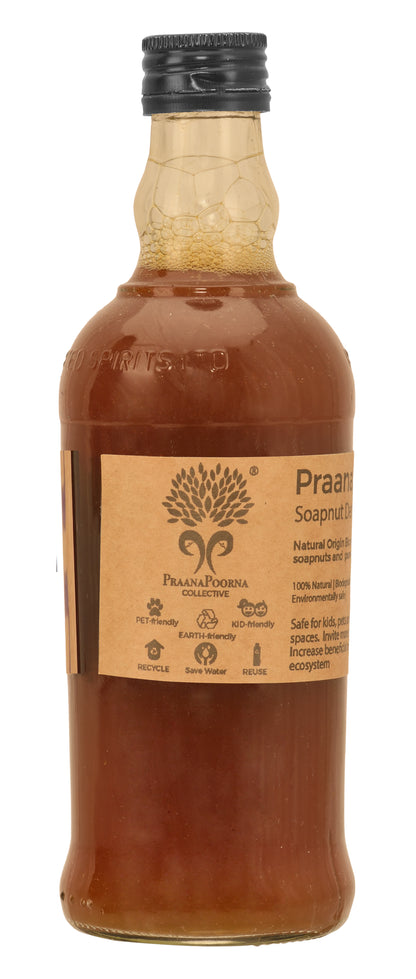 PraanaPoorna Soapnut Detergent Antibacterial 350ml