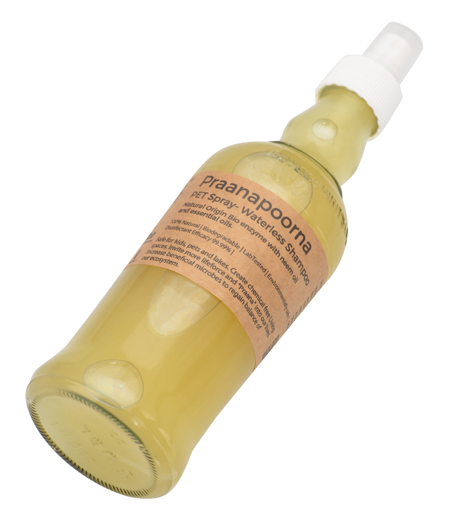 PraanaPoorna PET Spray - Deodoriser/waterless shampoo 100ml