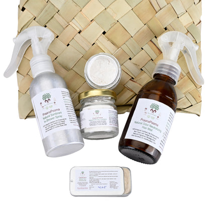 PraanaPoorna Head-to-Toe Refresh Deo Pack