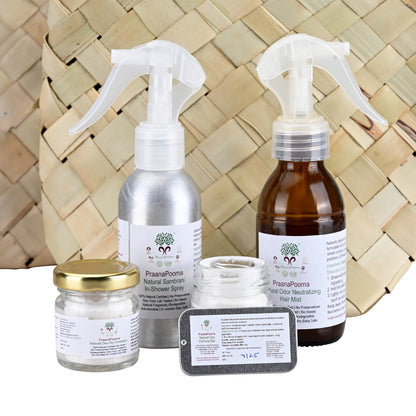 PraanaPoorna Head-to-Toe Refresh Deo Pack