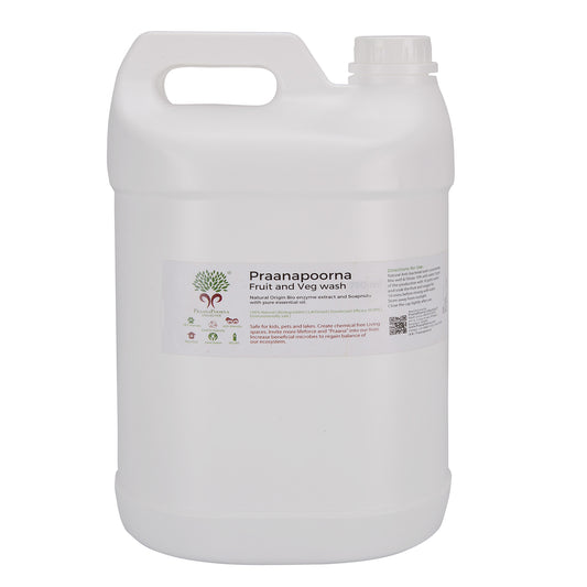 PraanaPoorna Fruit and Veg Wash 5L