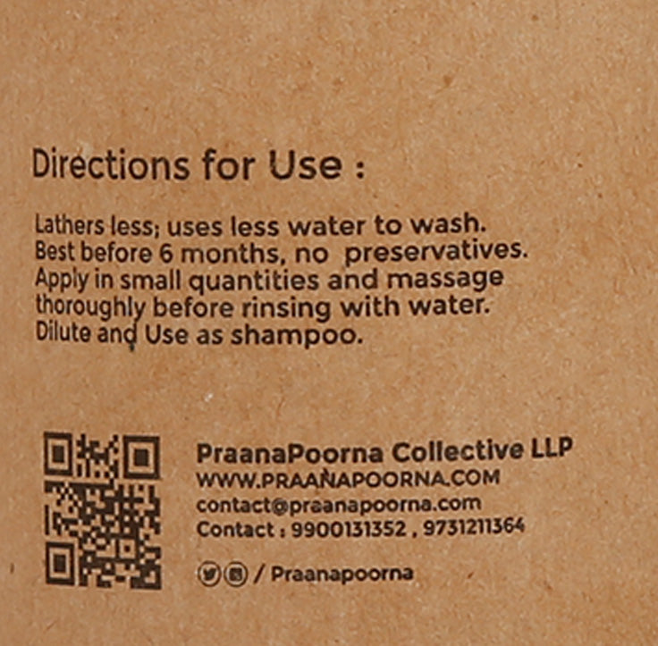 PraanaPoorna Natural Handwash 350ml