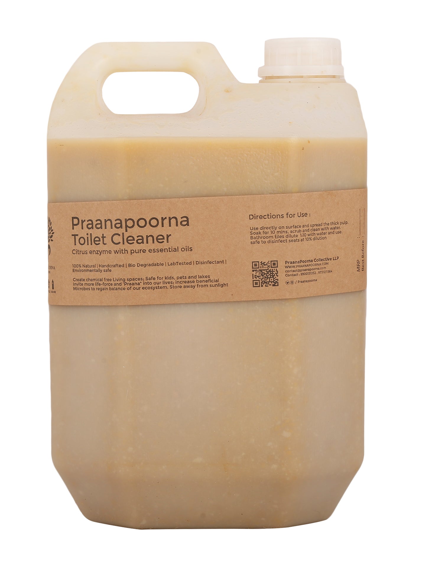 PraanaPoorna Toilet Cleaner 5L