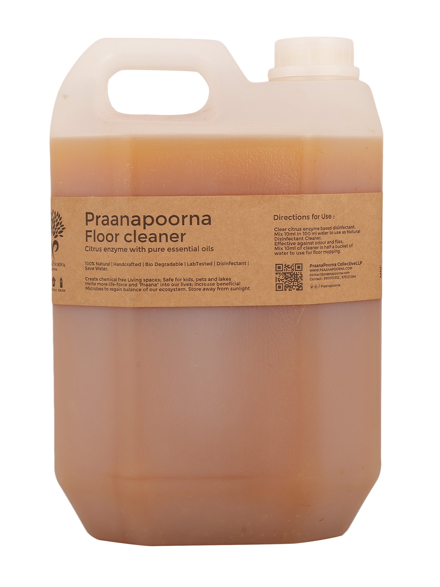 PraanaPoorna Floor Cleaner 5L