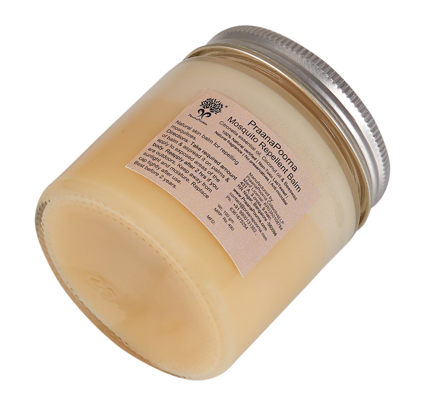 Praanapoorna Mosquito Repellent Balm 100g