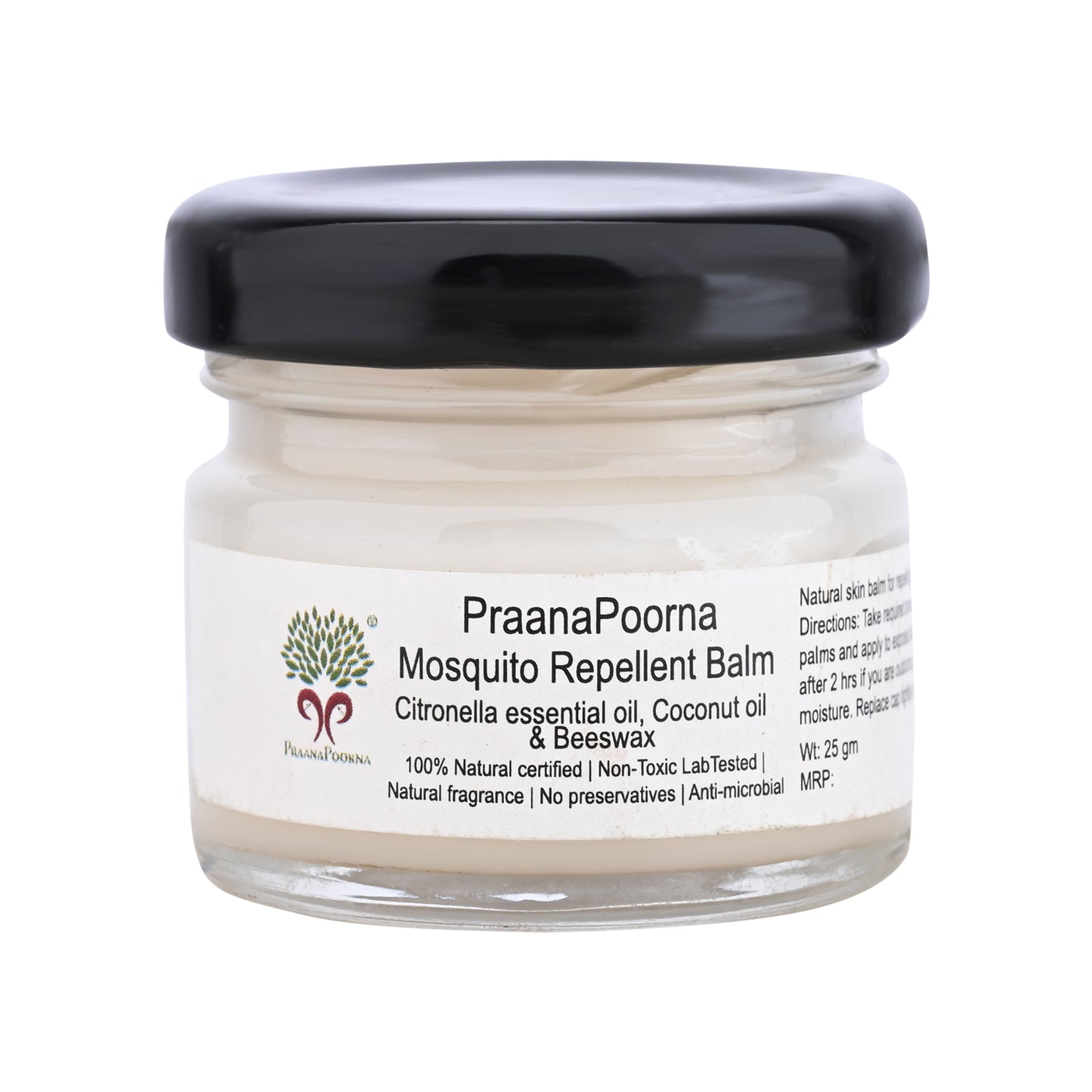 Praanapoorna Mosquito Repellent Balm 25g