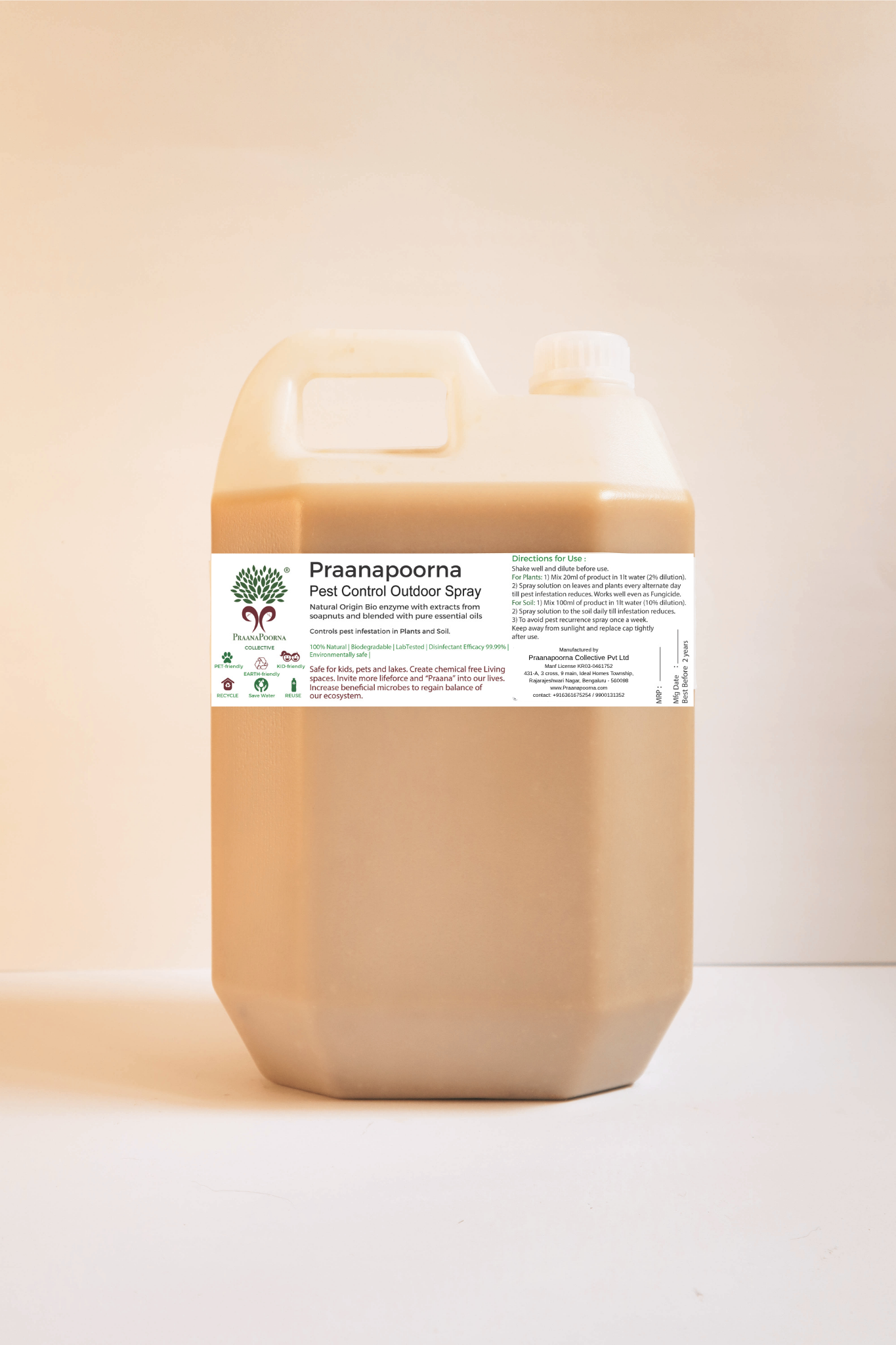 Pest Control Spray Outdoor concentrate 5L