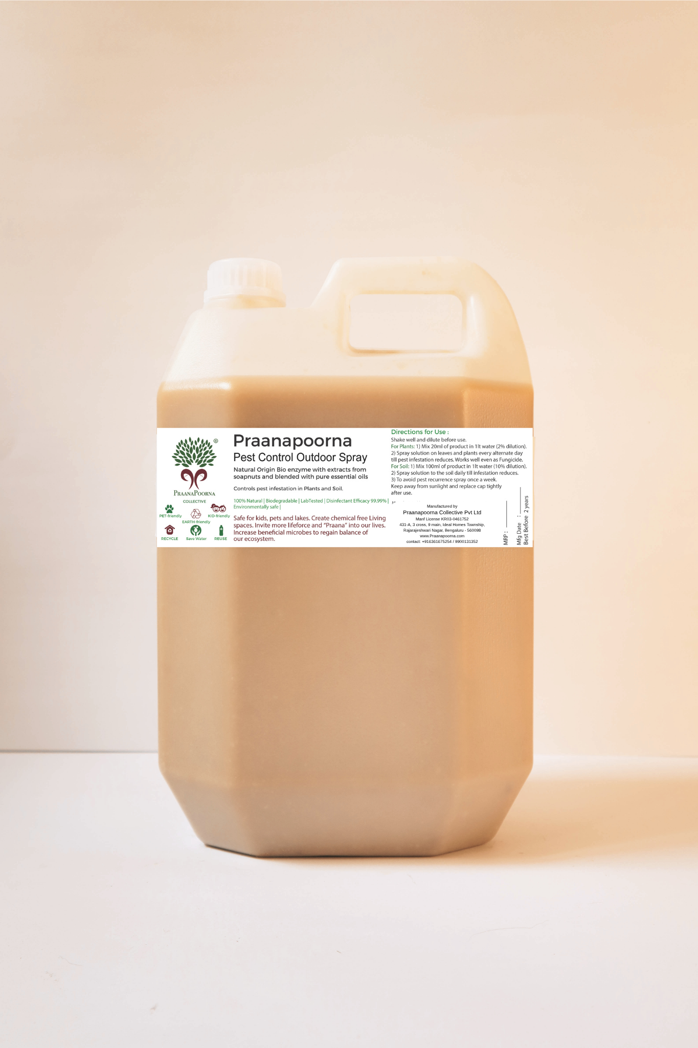 Pest Control Spray Outdoor concentrate 5L
