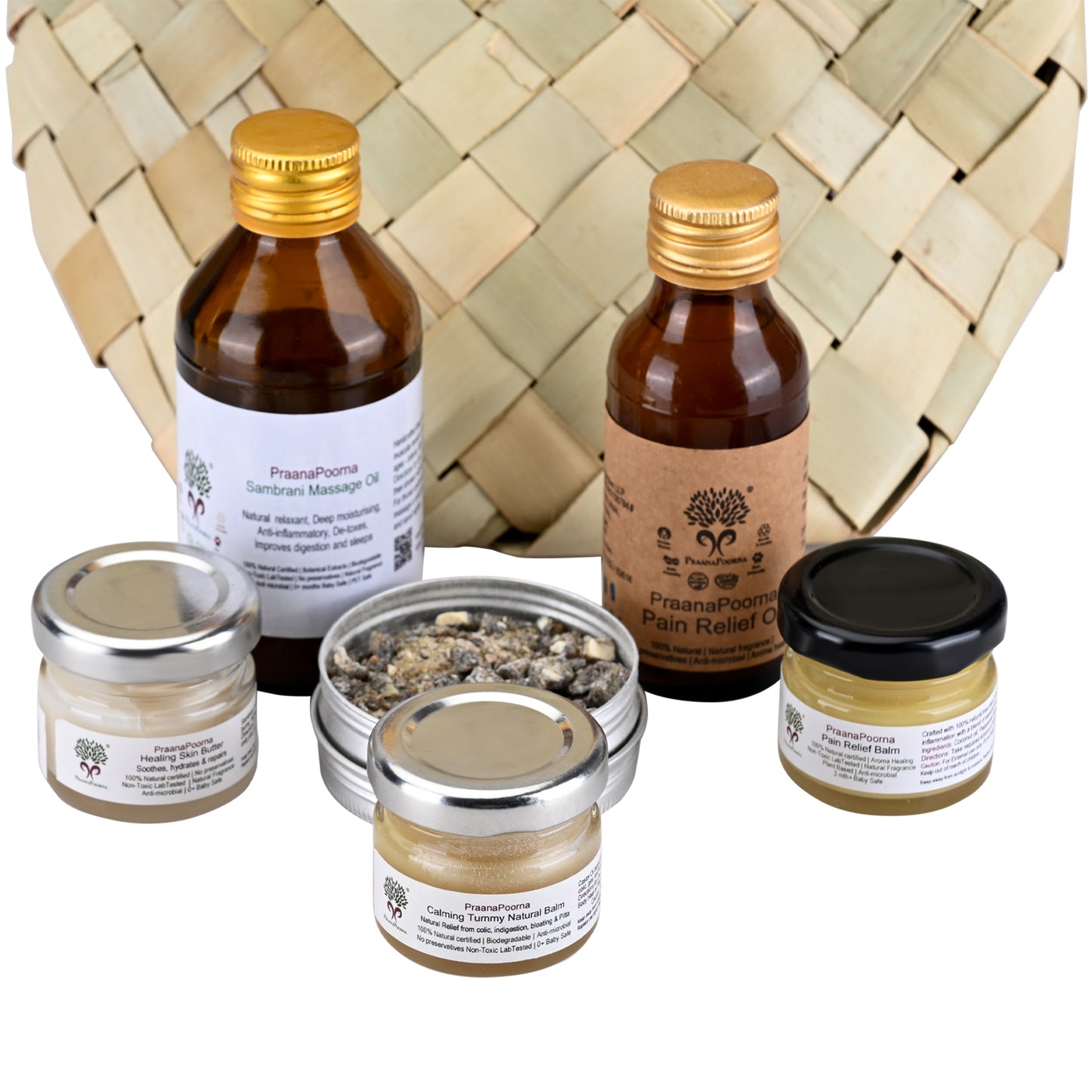 Sambrani Pain Relief Kit of 5 : Aroma healing for Geriatric or menopause