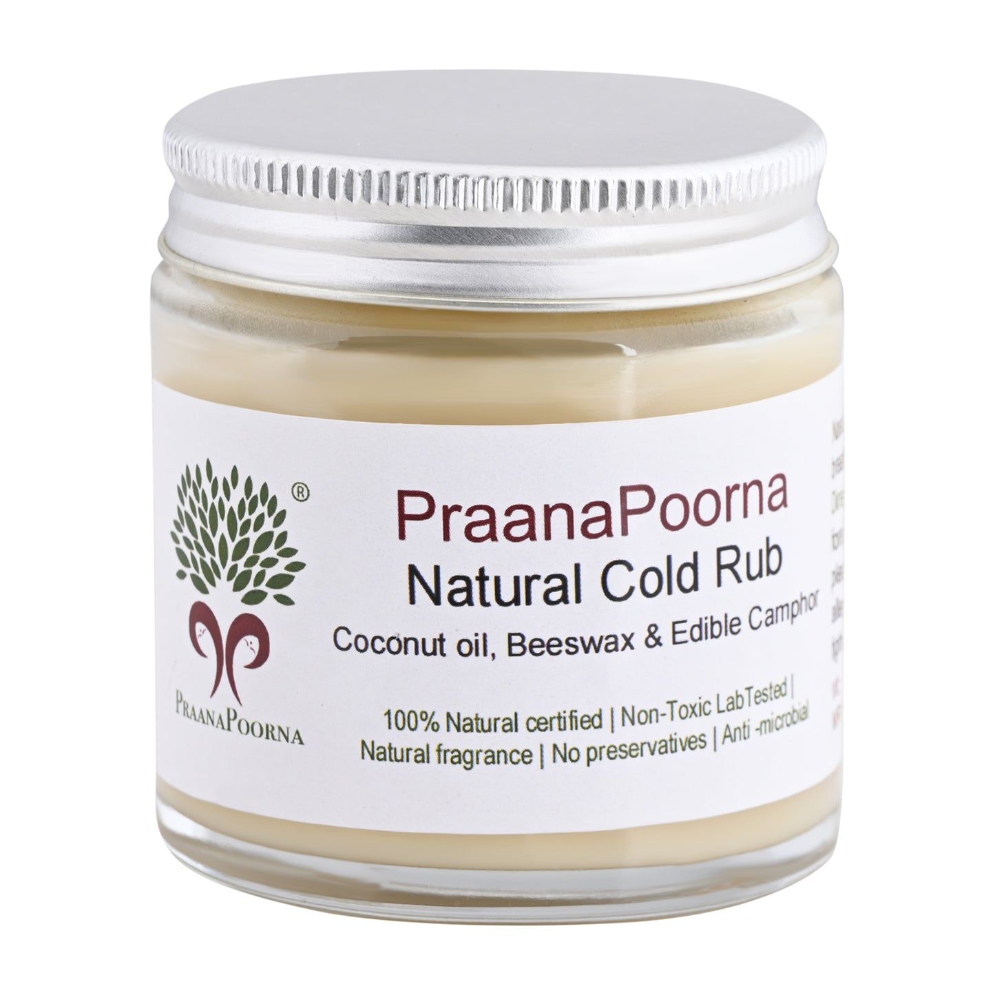 PraanaPoorna Natural Cold Rub 100g