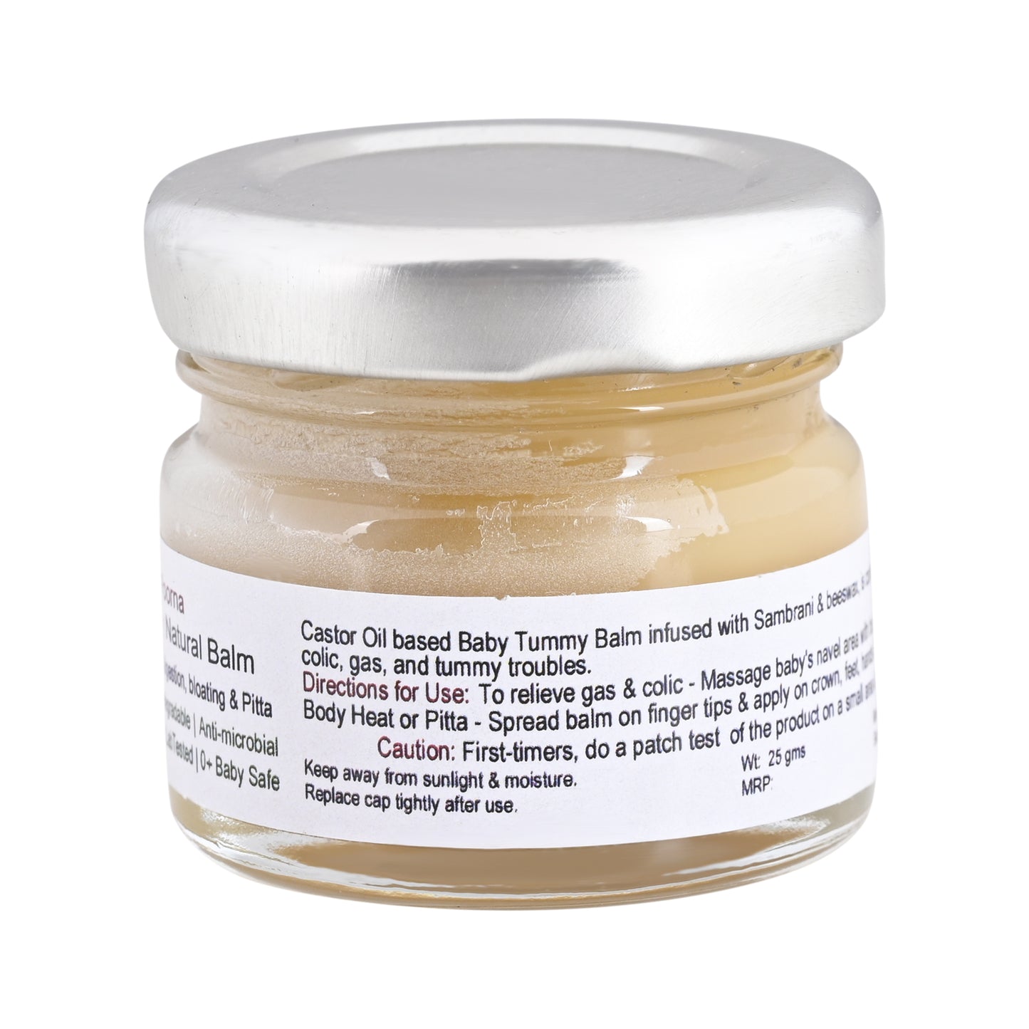 PraanaPoorna Calming Tummy Balm 25g
