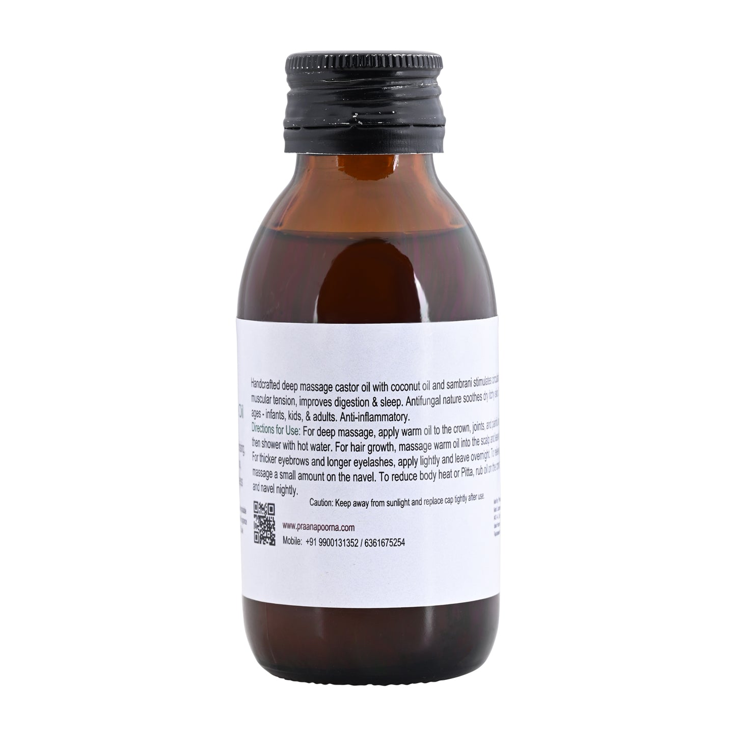 Praanapoorna Sambrani Massage Oil 100ml