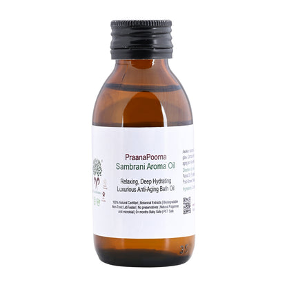 PraanaPoorna Sambrani Aroma Oil 100ml