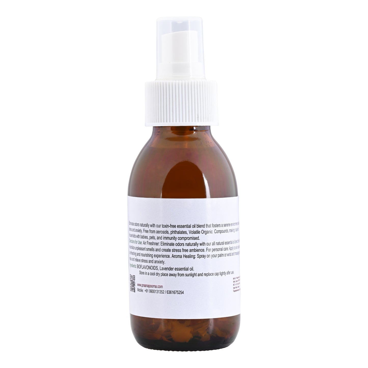 PraanaPoorna Lavender Air Refresh Spray 100ml