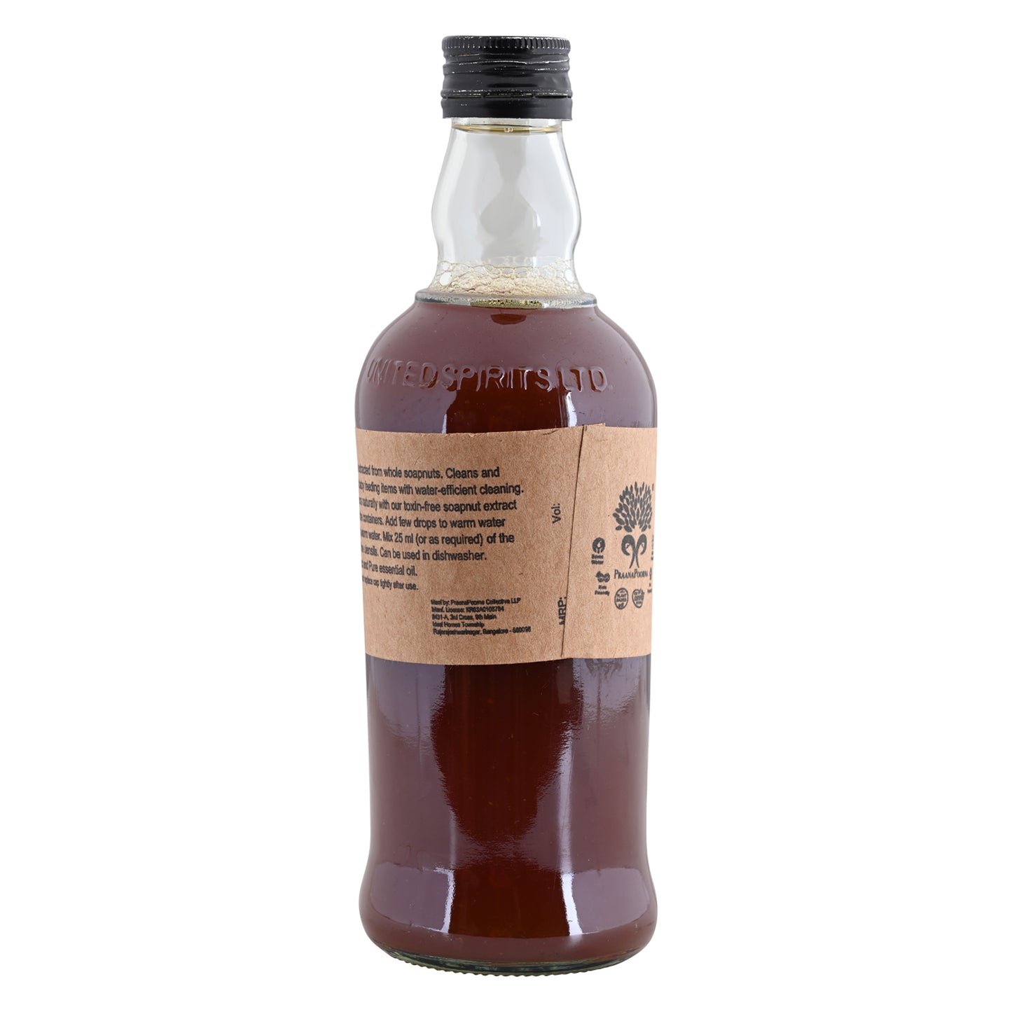 PraanaPoorna Natural Bottle and Dishwash 350ml