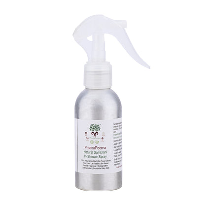 PraanaPoorna Natural Sambrani In- Shower Spray 100ml
