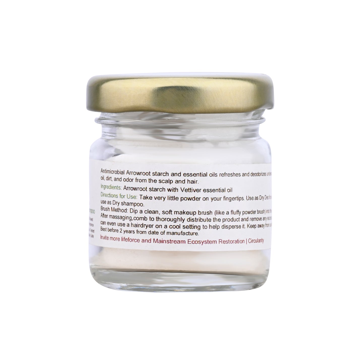 PraanaPoorna Natural Deo Dry Shampoo 20gm
