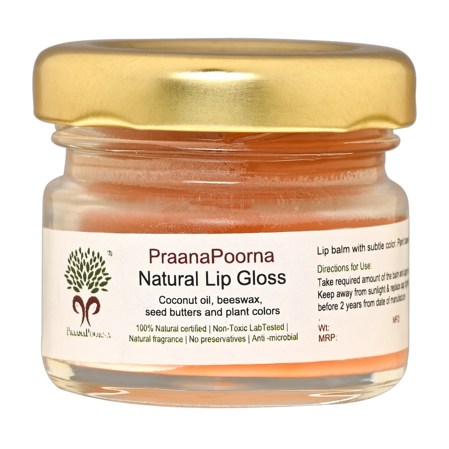 PraanaPoorna Lip Gloss 25g