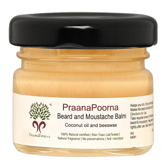 PraanaPoorna Beard and Moustache Balm 25g