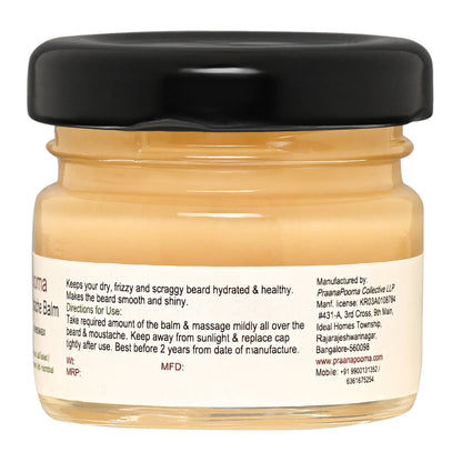 PraanaPoorna Beard and Moustache Balm 25g