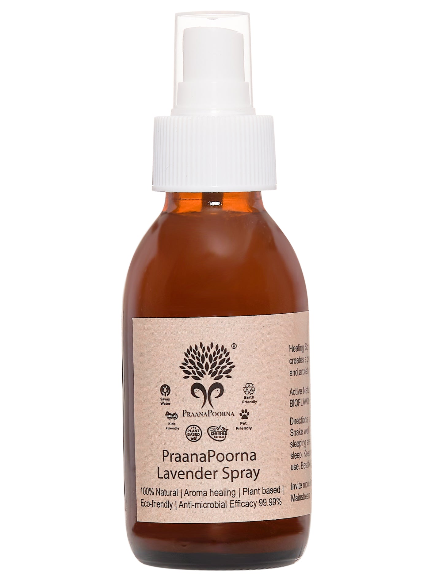 PraanaPoorna Lavender Air Refresh Spray 100ml