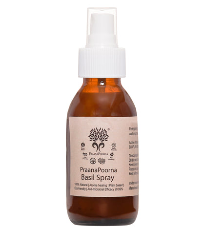 PraanaPoorna Basil Air Refresh Spray 100ml