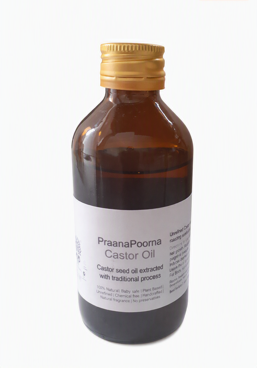 PraanaPoorna Castor Oil (edible grade)