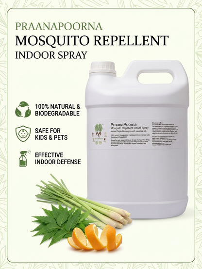 Praanapoorna Mosquito Repellent Indoor Spray Concentrate 5L